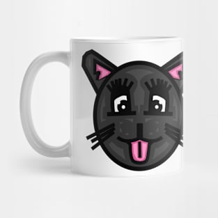 Black Female Kitten - Cute Cat Mug